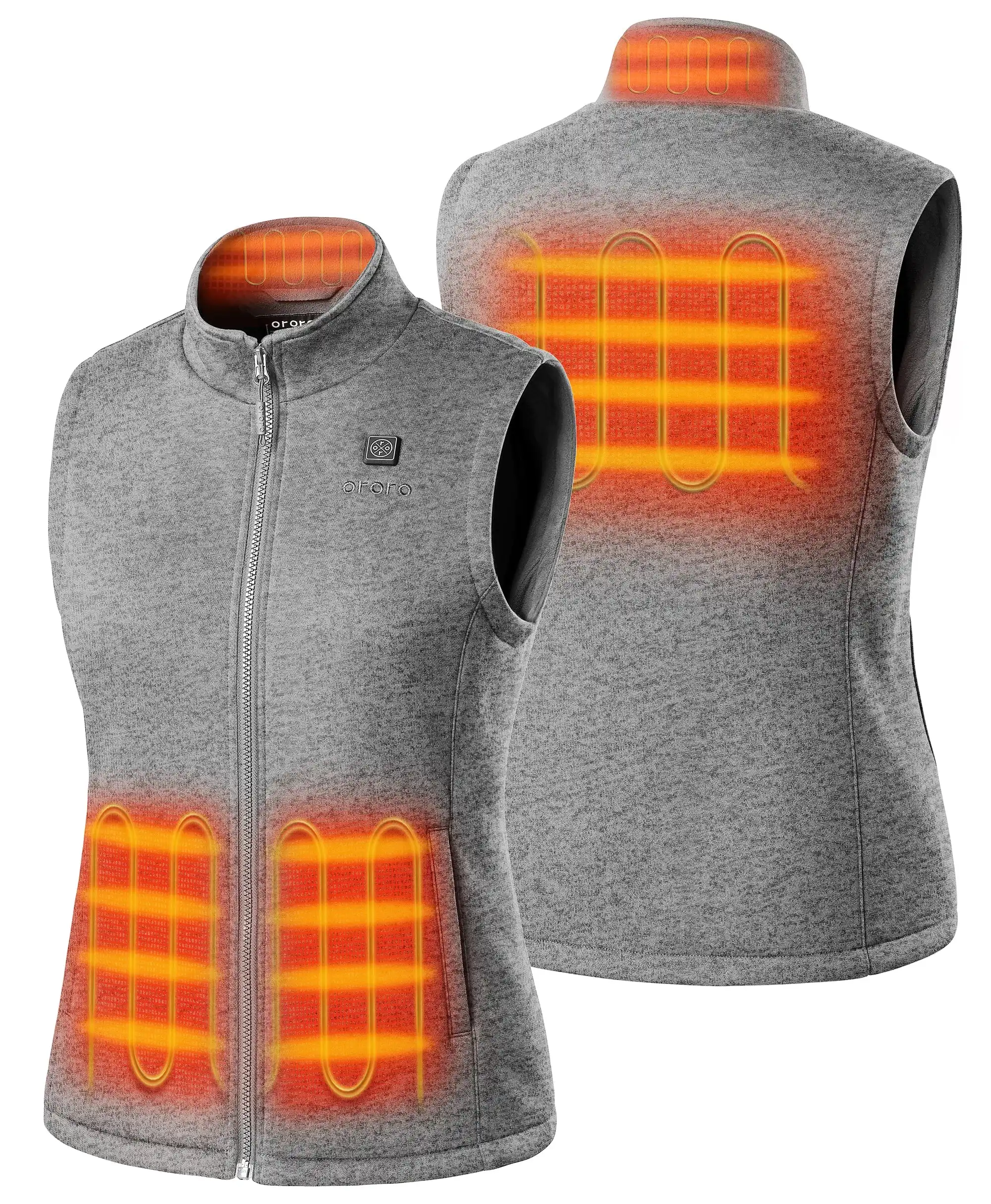 Women's Heated Fleece Vest - Image 12