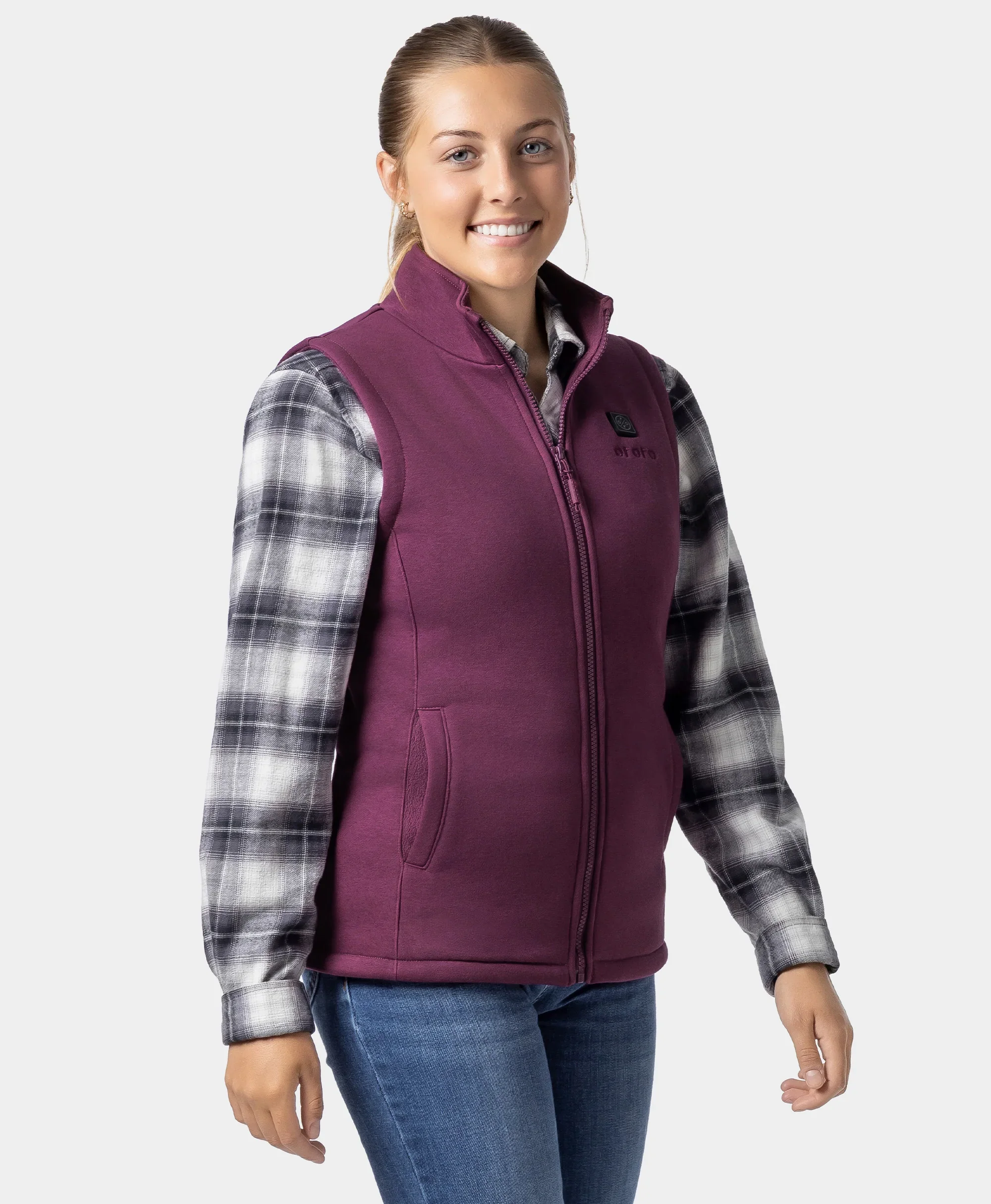 Women's Heated Fleece Vest - Image 30