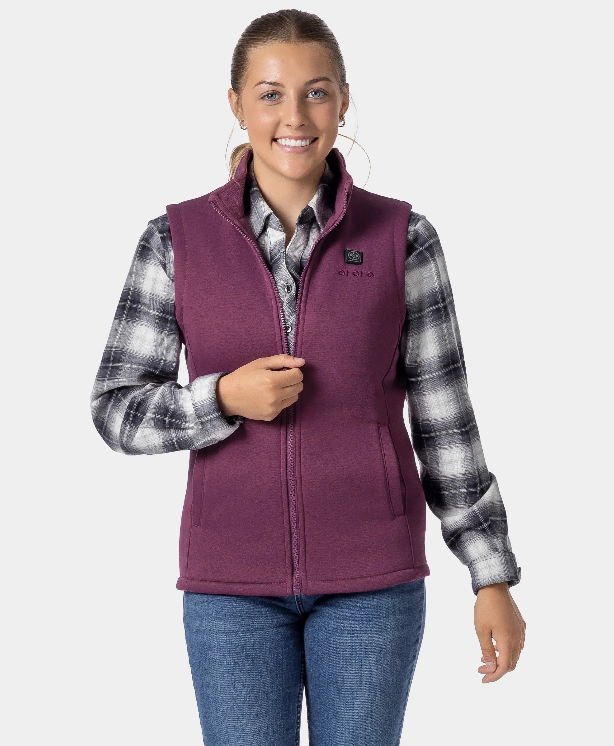 Women's Heated Fleece Vest - Image 31