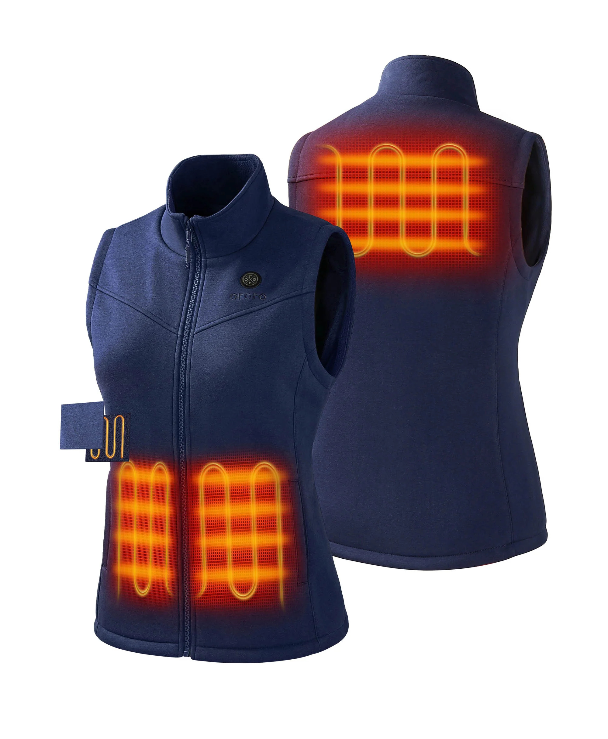 (Open-box) Women's Heated Fleece Vest (Battery Set Not Included) - Image 18
