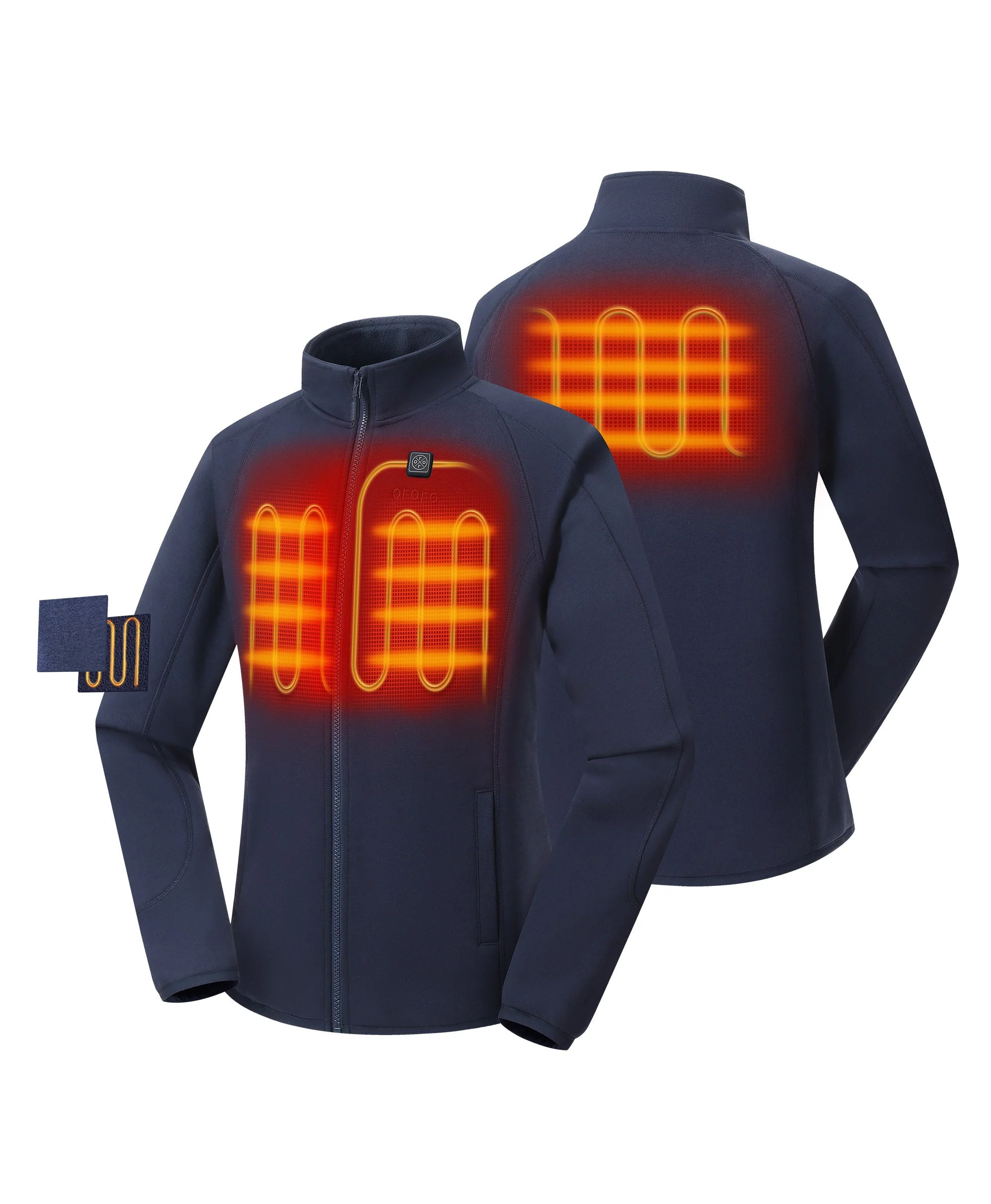 (Open-box) Women's Heated Fleece Jacket (Battery Set Not Included) - Image 25