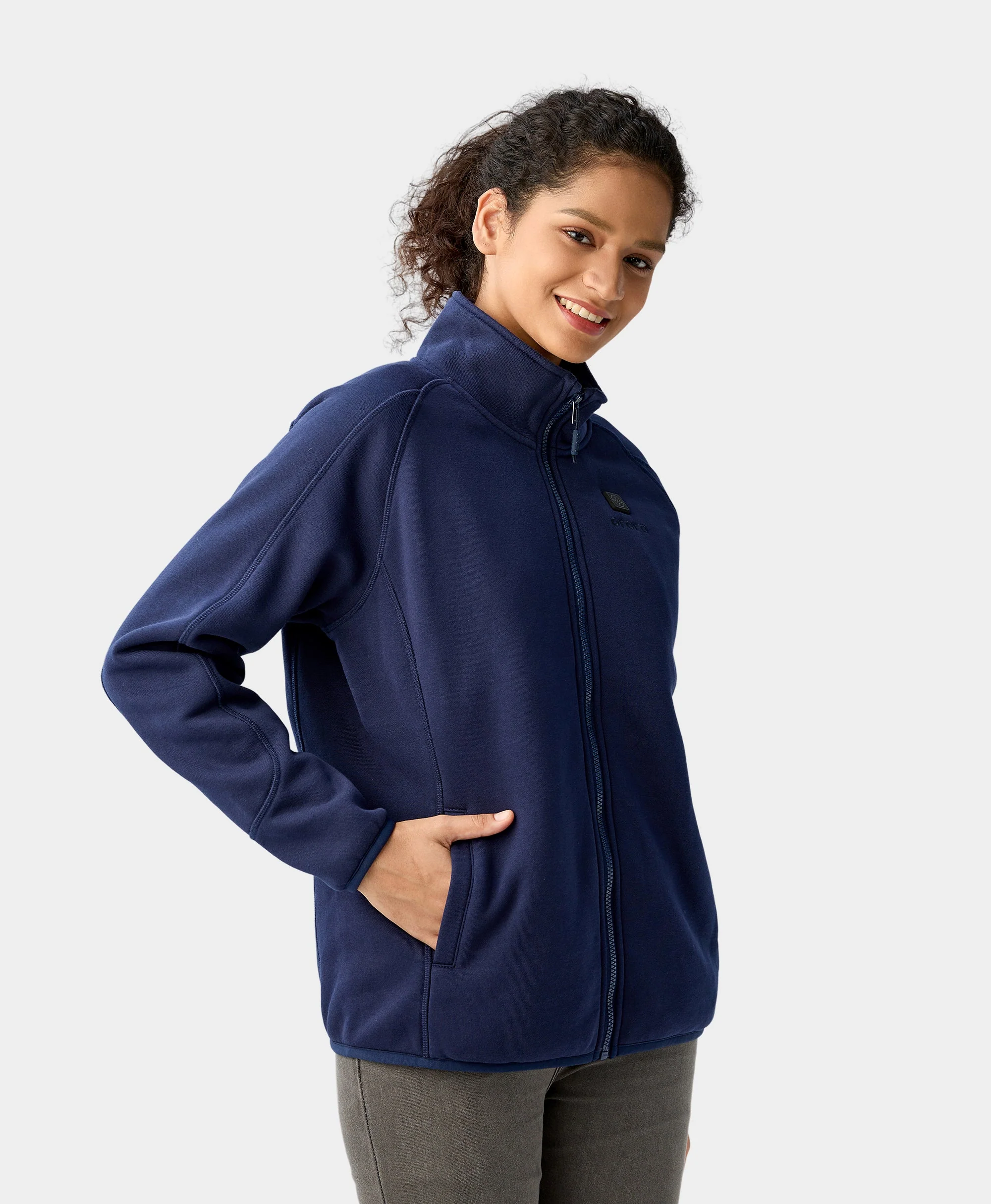 (Open-box) Women's Heated Fleece Jacket (Battery Set Not Included) - Image 27
