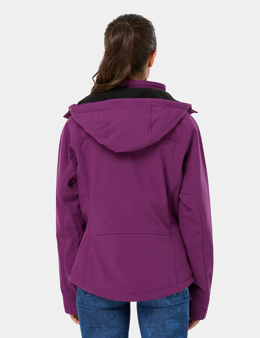 Women's Classic Heated Jacket - Purple (Final Sale) - Image 7